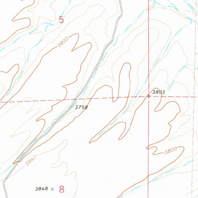 United States Geological Survey Bartlett Mountain, OR (1977, 24000-Scale) digital map
