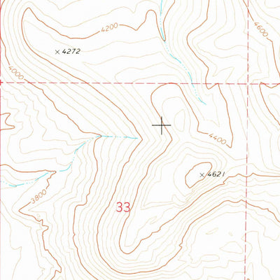 United States Geological Survey Bartlett Mountain, OR (1977, 24000-Scale) digital map