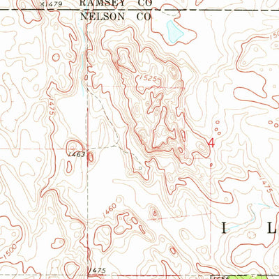 United States Geological Survey Bartlett, ND (1970, 24000-Scale) digital map