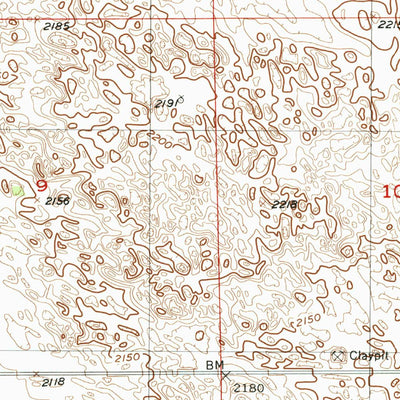 United States Geological Survey Bartlett, NE (1954, 24000-Scale) digital map