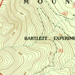 United States Geological Survey Bartlett, NH (1995, 24000-Scale) digital map