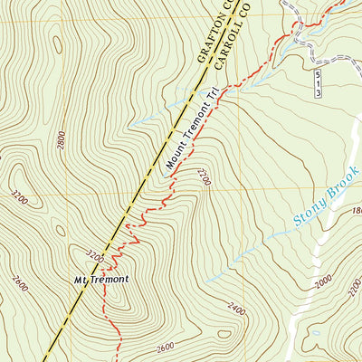 United States Geological Survey Bartlett, NH (2021, 24000-Scale) digital map