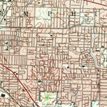 United States Geological Survey Bartlett, TN (1961, 62500-Scale) digital map