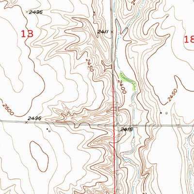 United States Geological Survey Bartley, NE (1956, 24000-Scale) digital map