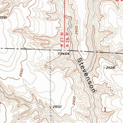United States Geological Survey Bartley, NE (1956, 24000-Scale) digital map