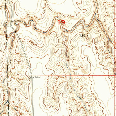 United States Geological Survey Bartley NW, NE (1956, 24000-Scale) digital map