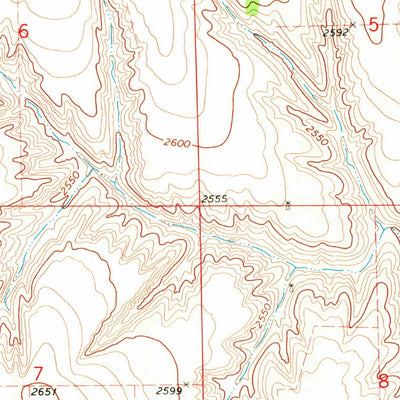 United States Geological Survey Bartley SW, NE (1970, 24000-Scale) digital map