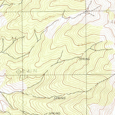 United States Geological Survey Bartomes Spring, NV (1990, 24000-Scale) digital map