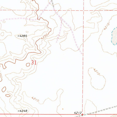 United States Geological Survey Barton Lake, OR (1967, 24000-Scale) digital map