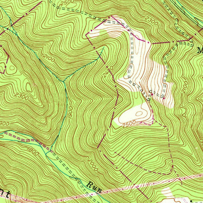United States Geological Survey Barton, MD (1947, 24000-Scale) digital map