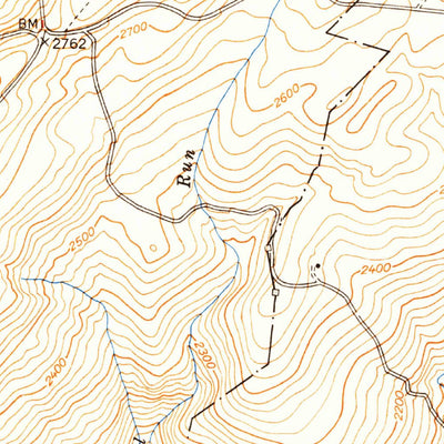 United States Geological Survey Barton, MD (1949, 24000-Scale) digital map