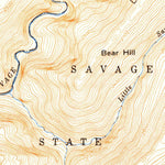 United States Geological Survey Barton, MD (1949, 24000-Scale) digital map