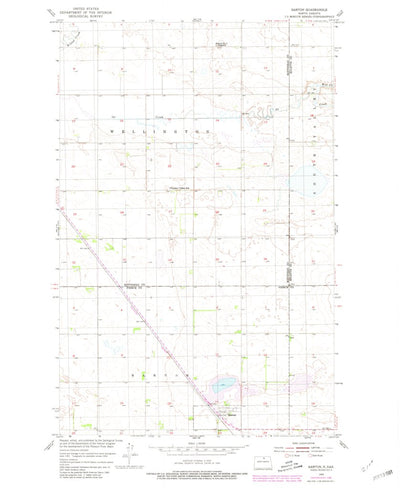 United States Geological Survey Barton, ND (1954, 24000-Scale) digital map