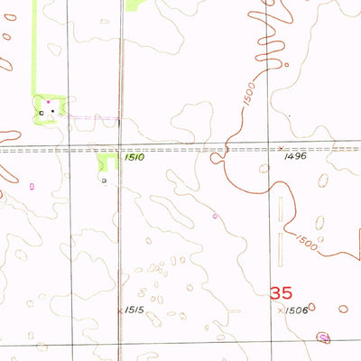 United States Geological Survey Barton, ND (1954, 24000-Scale) digital map