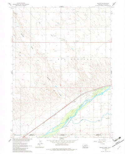 United States Geological Survey Barton, NE-CO (1961, 24000-Scale) digital map