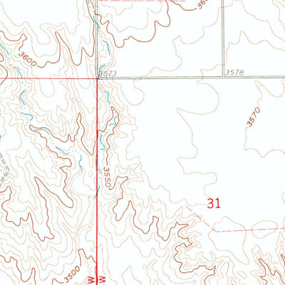 United States Geological Survey Barton, NE-CO (1961, 24000-Scale) digital map
