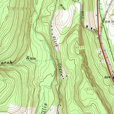 United States Geological Survey Barton, NY (1969, 24000-Scale) digital map