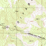United States Geological Survey Barton Spring, NV (1986, 24000-Scale) digital map