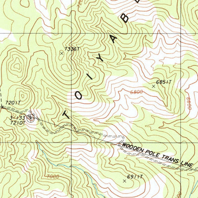 United States Geological Survey Barton Spring, NV (1986, 24000-Scale) digital map