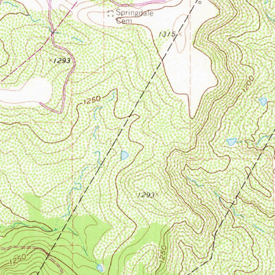 United States Geological Survey Bartons Chapel, TX (1982, 24000-Scale) digital map