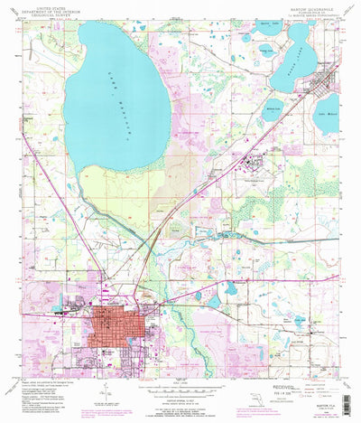 United States Geological Survey Bartow, FL (1949, 24000-Scale) digital map
