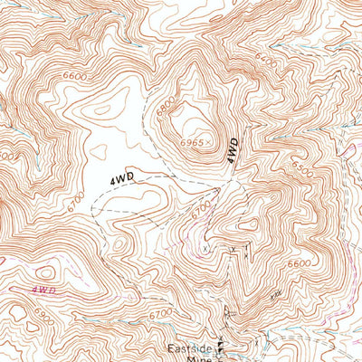 United States Geological Survey Basalt, NV (1967, 24000-Scale) digital map