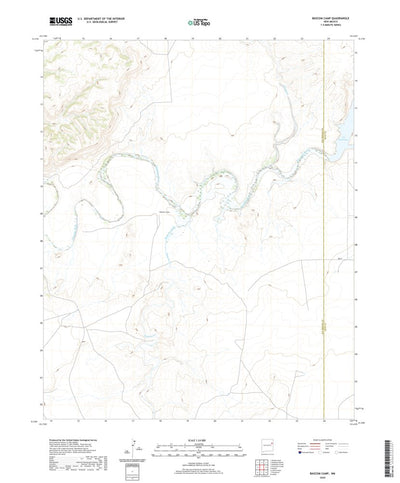 United States Geological Survey Bascom Camp, NM (2020, 24000-Scale) digital map