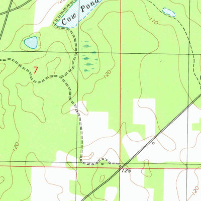 United States Geological Survey Bascom, FL-GA (1982, 24000-Scale) digital map