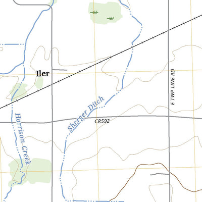 United States Geological Survey Bascom, OH (2023, 24000-Scale) digital map