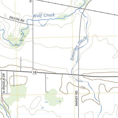 United States Geological Survey Bascom, OH (2023, 24000-Scale) digital map