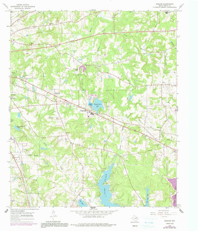 United States Geological Survey Bascom, TX (1966, 24000-Scale) digital map