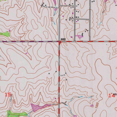 United States Geological Survey Basehor, KS (1949, 24000-Scale) digital map