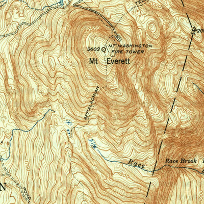 United States Geological Survey Bash Bish Falls, MA-CT-NY (1949, 31680-Scale) digital map