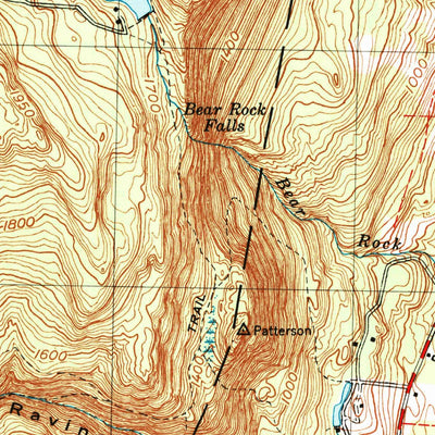 United States Geological Survey Bash Bish Falls, MA-CT-NY (1958, 24000-Scale) digital map