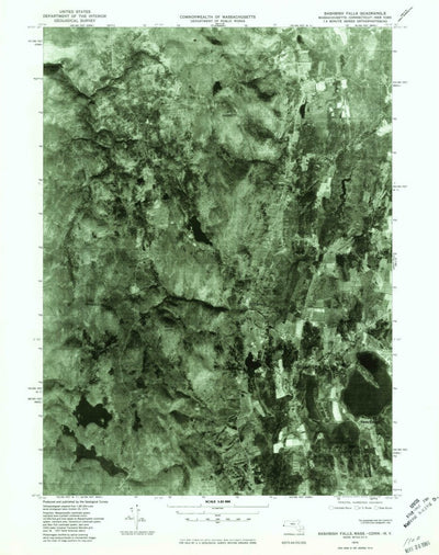 United States Geological Survey Bash Bish Falls, MA-CT-NY (1975, 25000-Scale) digital map