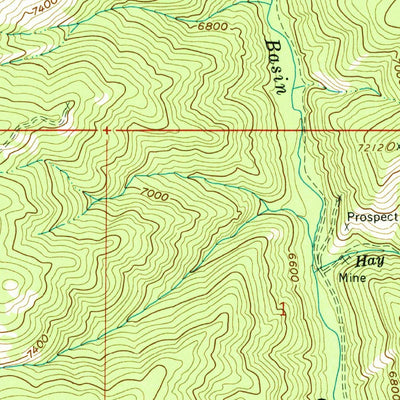 United States Geological Survey Basin Butte, ID (1963, 24000-Scale) digital map