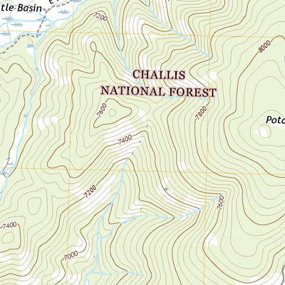 United States Geological Survey Basin Butte, ID (2020, 24000-Scale) digital map