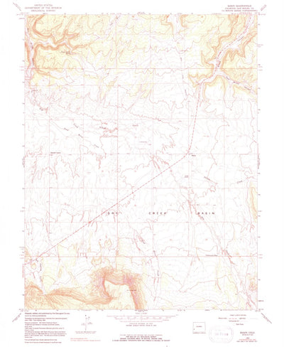 United States Geological Survey Basin, CO (1964, 24000-Scale) digital map