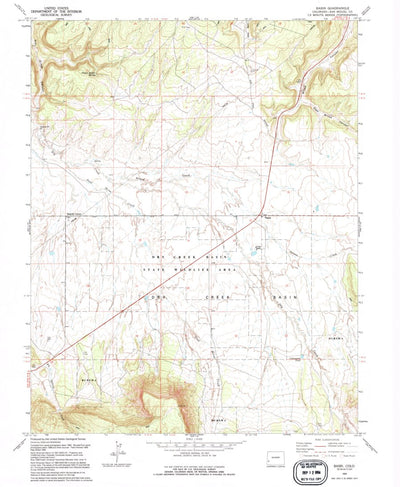 United States Geological Survey Basin, CO (1994, 24000-Scale) digital map