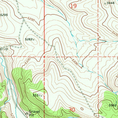 United States Geological Survey Basin, ID (1968, 24000-Scale) digital map