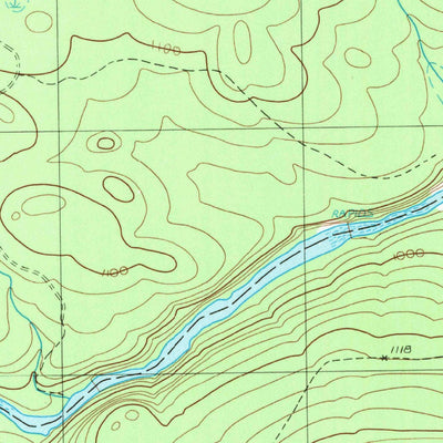 United States Geological Survey Basin Mountain, ME (1989, 24000-Scale) digital map