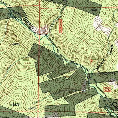 United States Geological Survey Basin, MT (1996, 24000-Scale) digital map