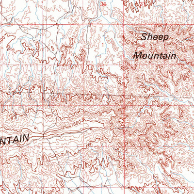 United States Geological Survey Basin, WY (1982, 100000-Scale) digital map