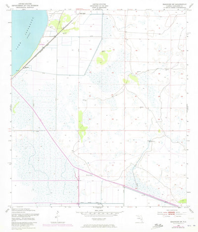 United States Geological Survey Basinger SW, FL (1953, 24000-Scale) digital map
