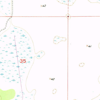 United States Geological Survey Basinger SW, FL (1953, 24000-Scale) digital map