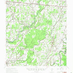 United States Geological Survey Baskinton, LA (1958, 62500-Scale) digital map