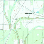 United States Geological Survey Baskinton, LA (1987, 24000-Scale) digital map