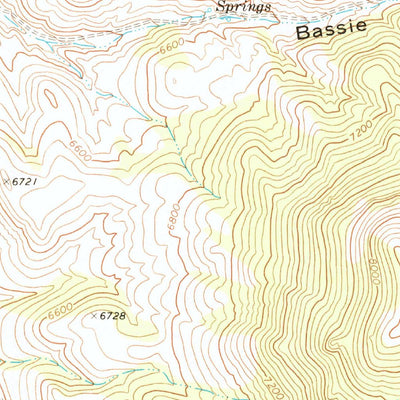 United States Geological Survey Basque Summit, NV (1969, 24000-Scale) digital map