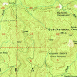 United States Geological Survey Bass Lake, CA (1953, 62500-Scale) digital map