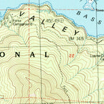 United States Geological Survey Bass Lake, CA (1990, 24000-Scale) digital map